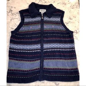 Vintage Cabin Creek Christmas Knitted Vest🎄